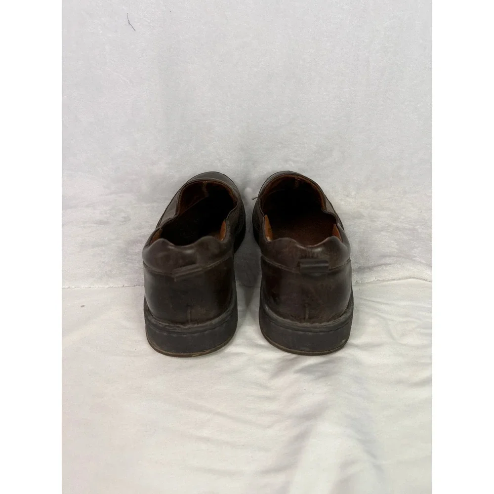 Born Men's Brown Leather Chelsea Ankle Boots Slip On Size 11M Comfort H55023